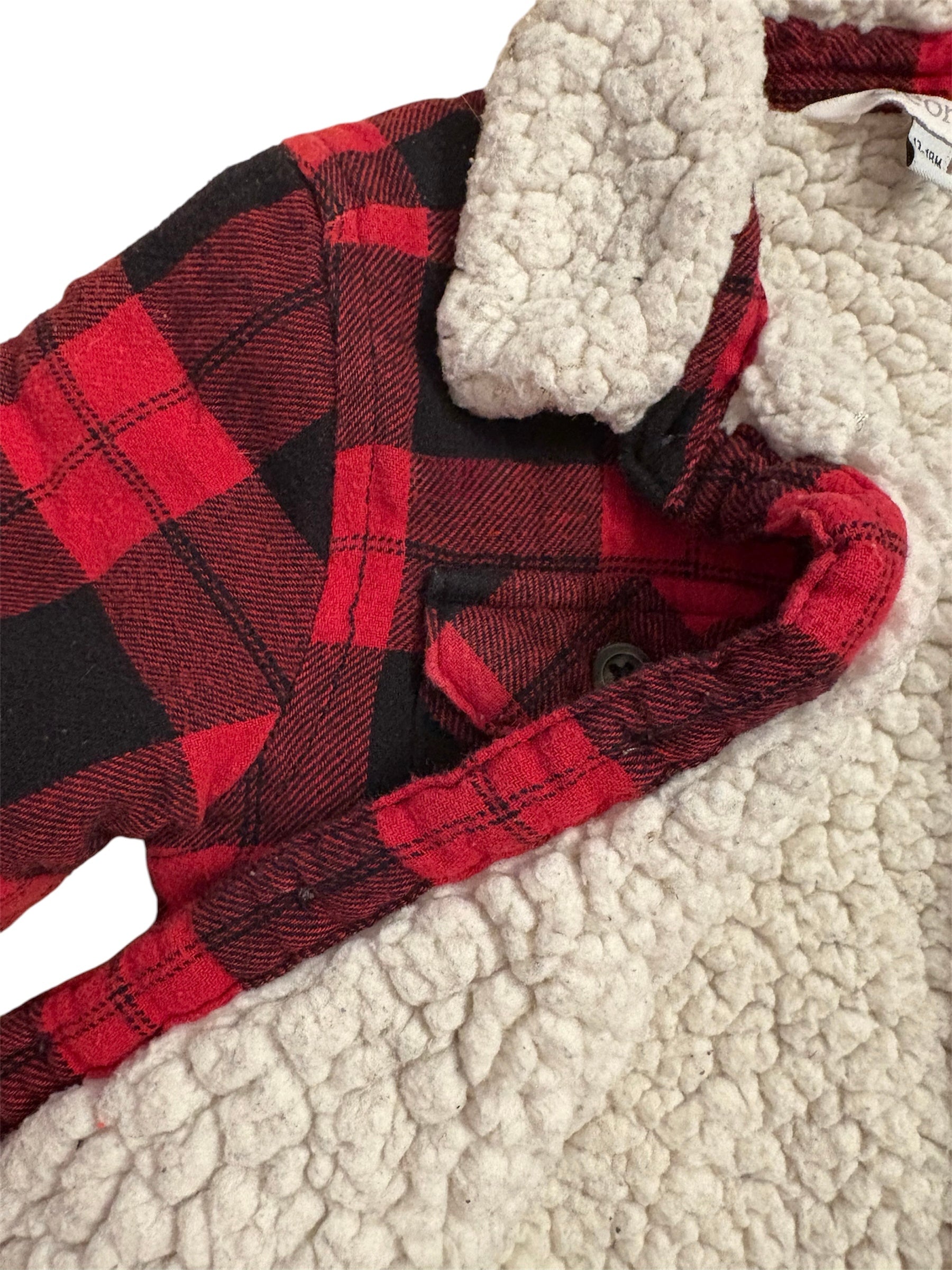 Chemise carreautée 12-18 mois