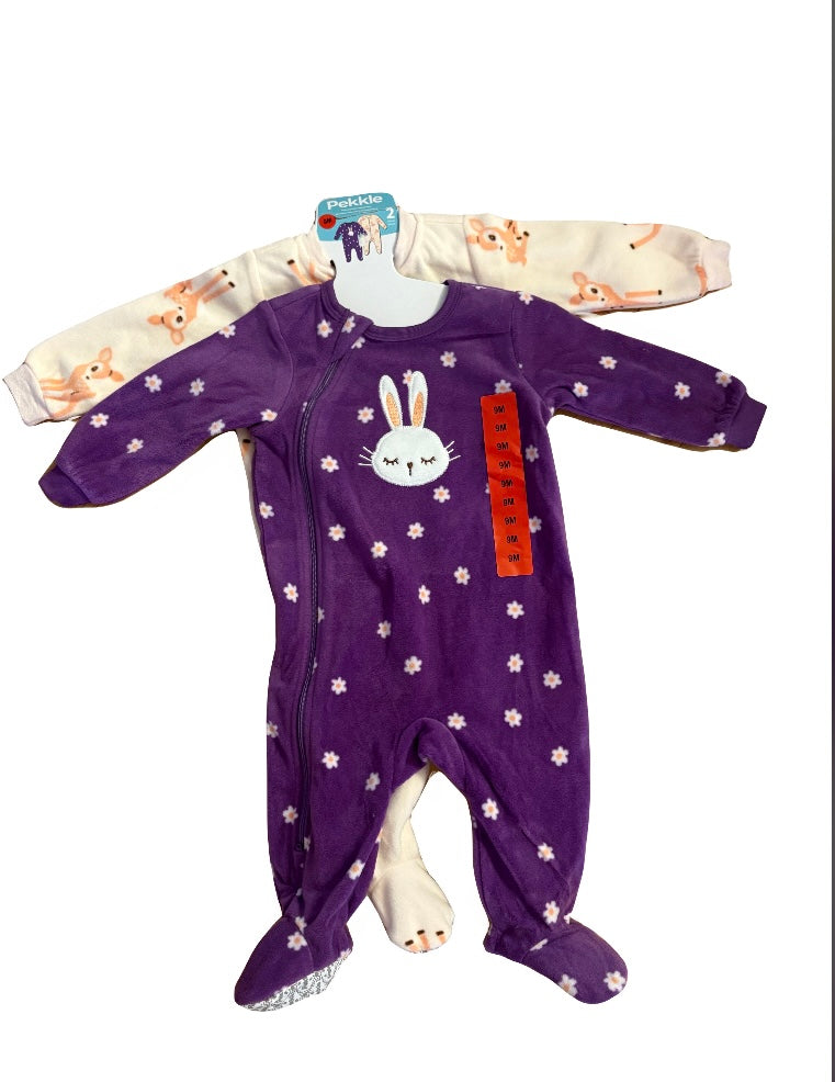 2 Pyjamas PEKKLE Pâques 9 mois