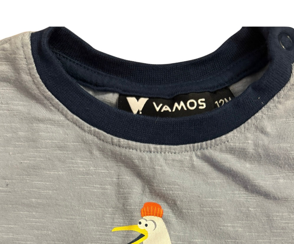 T-shirt VAMOS+ short MONKEY 12 mois
