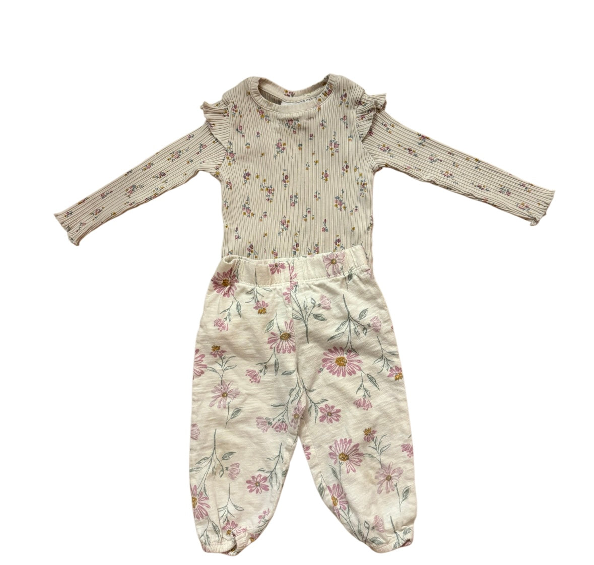 Pantalons CARTER’S+ chandail ZARA 12 mois
