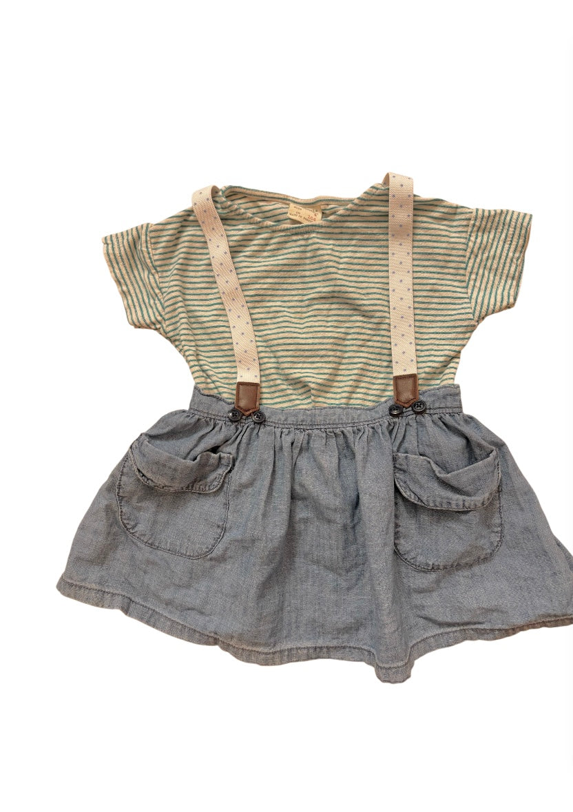 T-shirt ZARA+ Jupe salopette BABY B’GOSH 2 ans