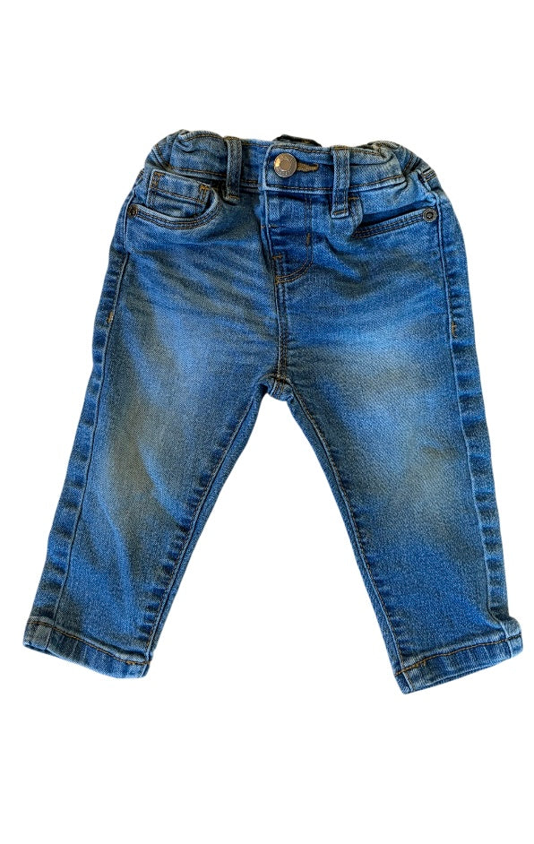Pantalon jeans+chandail ROMY&AKSEL 6-12 mois