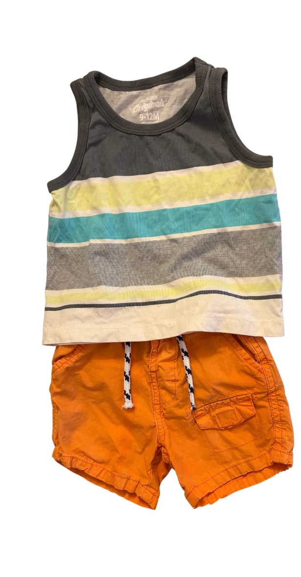 Short MINOTI+camisole  OSHKOSH 6-12 mois