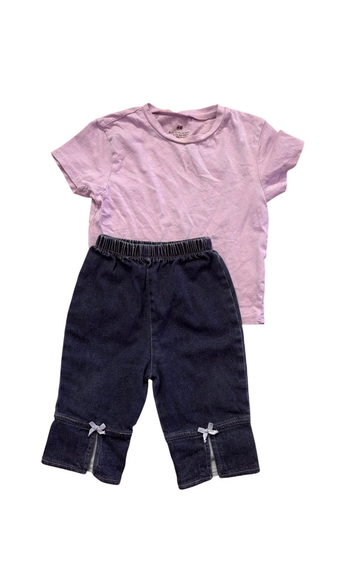 Chandail H&M+pantalon 2-4 ans