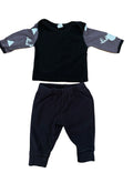 Chandail 1 mois + pantalon 0-3 mois