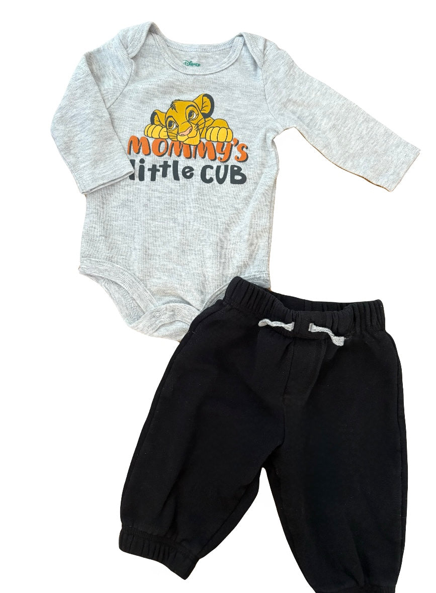 Cache couche Simba 6 mois+ pantalon noir 6 mois