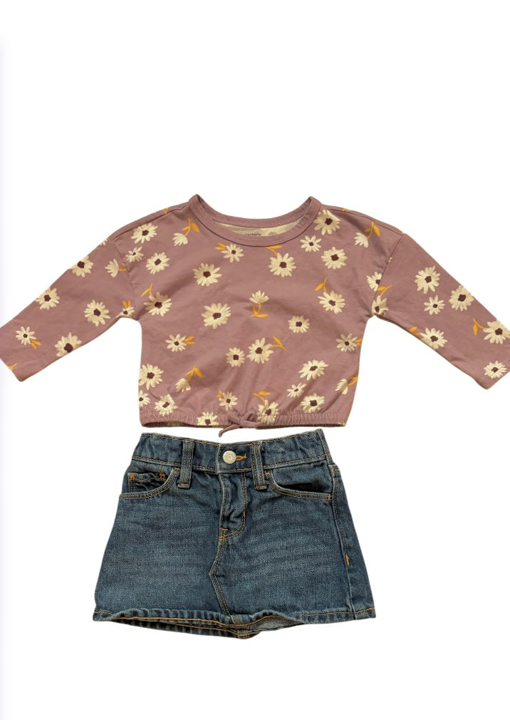 Chandail CARTER’S+ jupe OLD NAVY 18 mois