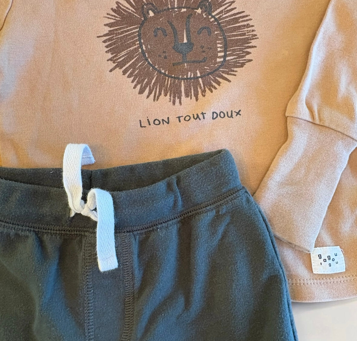Chandail GAGOU+pantalon CARTER’S 3 ans