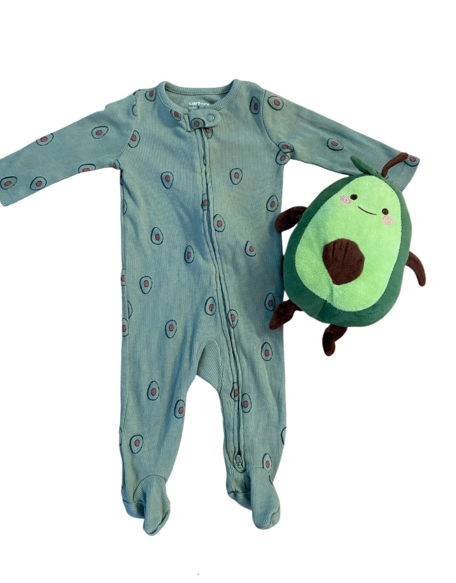 Pyjamas CARTER’S 3-6 mois+toutou avocat