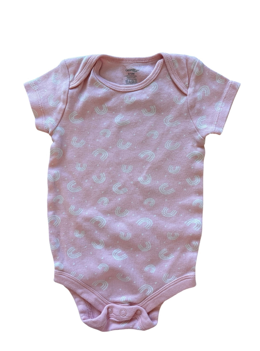 Salopette rose+ cache couche 12-18 mois