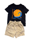 T-shirt OLD NAVY+short 4 ans