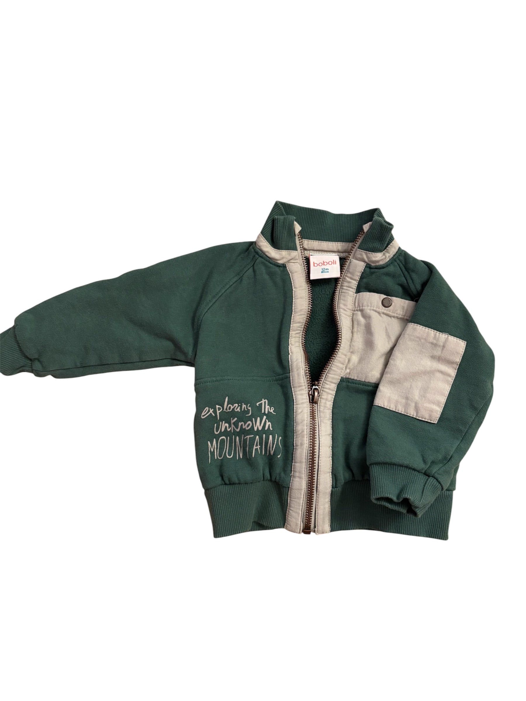 Chandail zip BOBOLI 12 mois