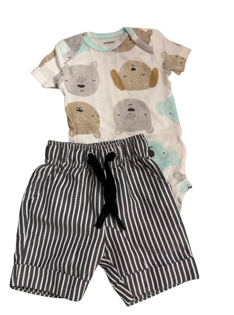 Short WIL&YOU+cache couche CARTER’S 6 mois