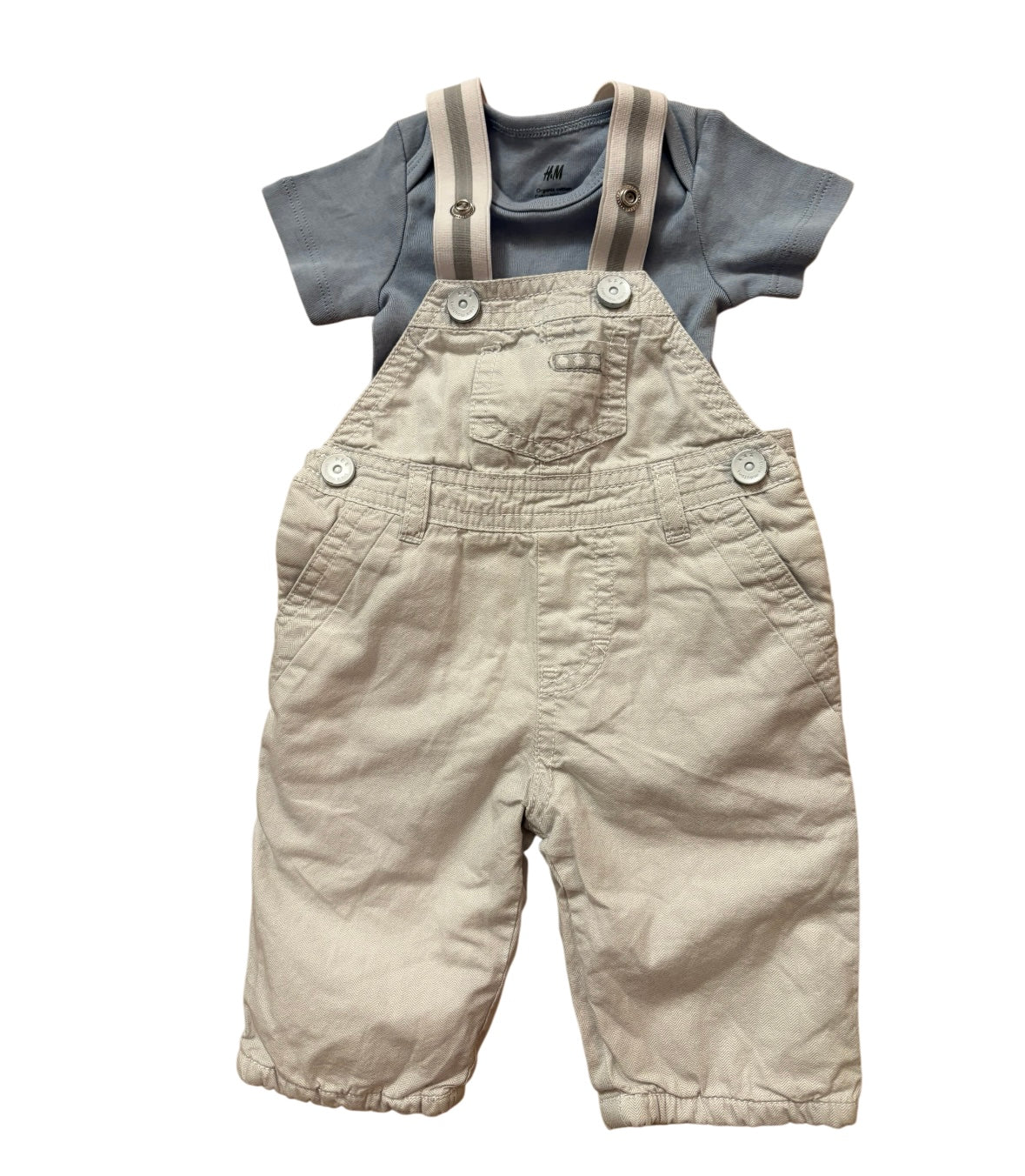 Cache couche H&M + salopette TRoIS MOUTONS 1-2 mois