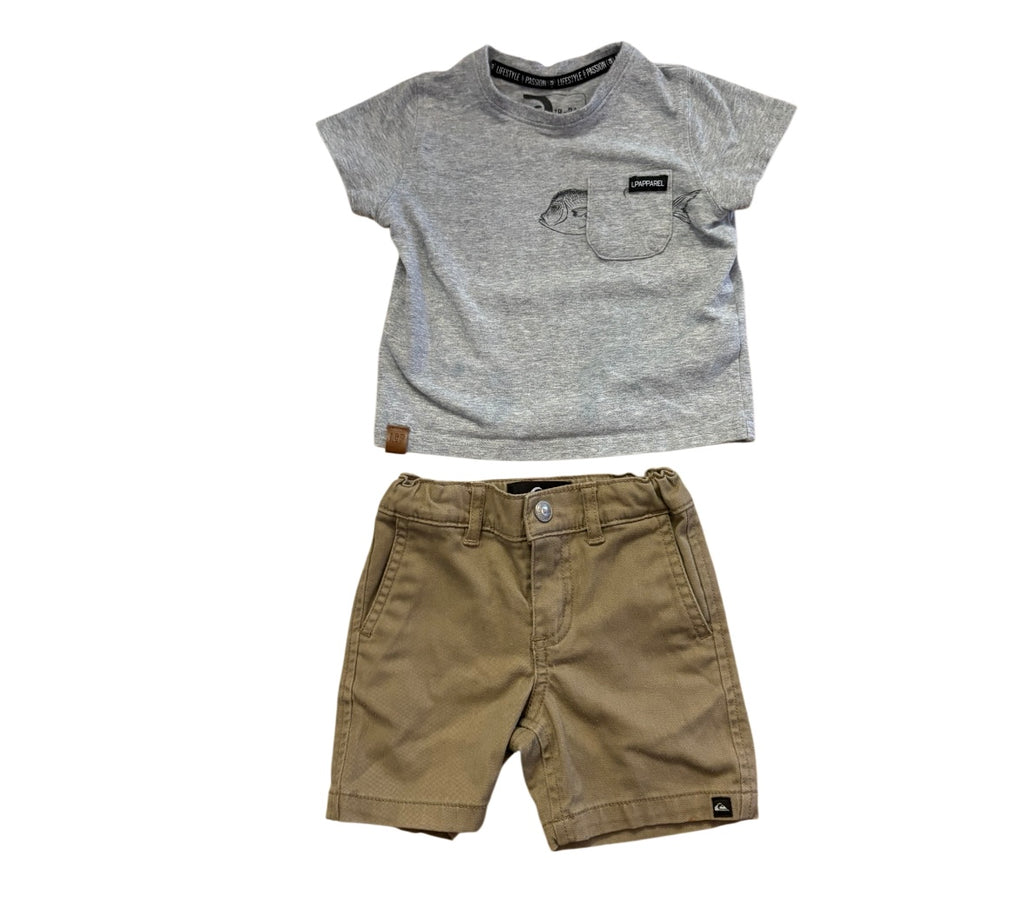 T-shirt L&P+Short QUICKSILVER18-24 mois