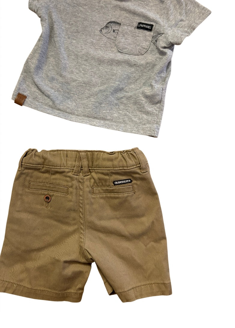 T-shirt L&P+Short QUICKSILVER18-24 mois