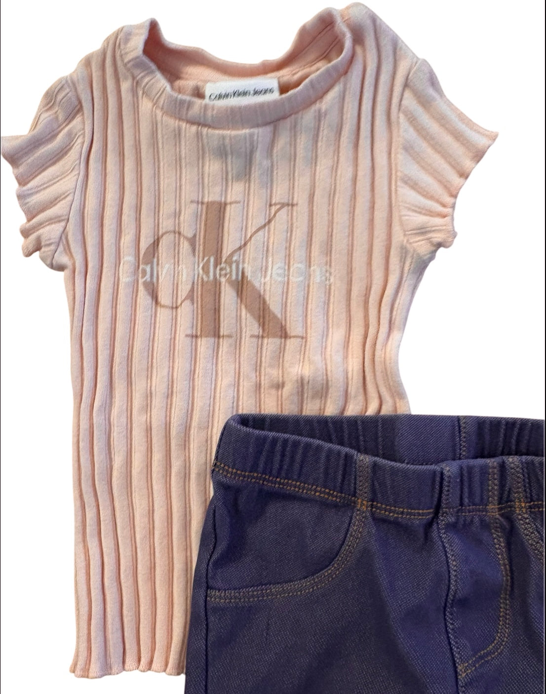 Pantalon PEKKLE 18 mois+chandail CALVIN KLEIN 2 ans