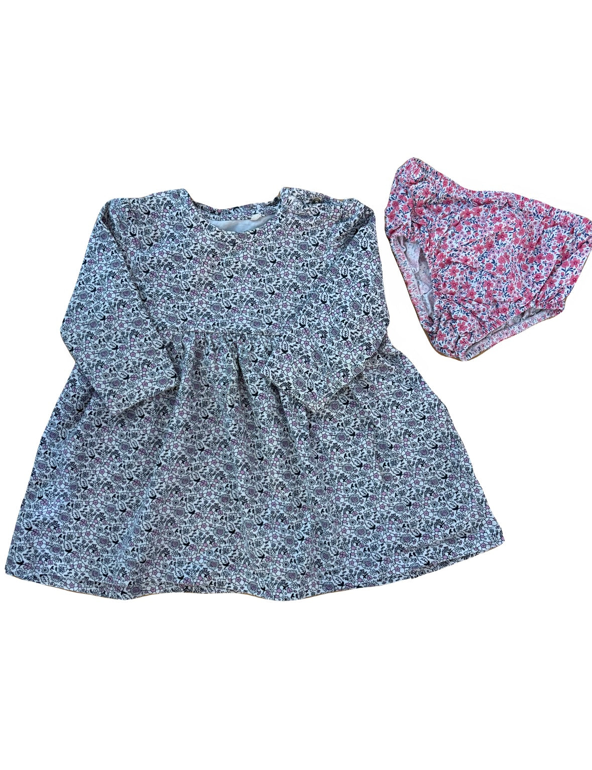 Robe 6-9 mois avec culotte cache couche 6 mois