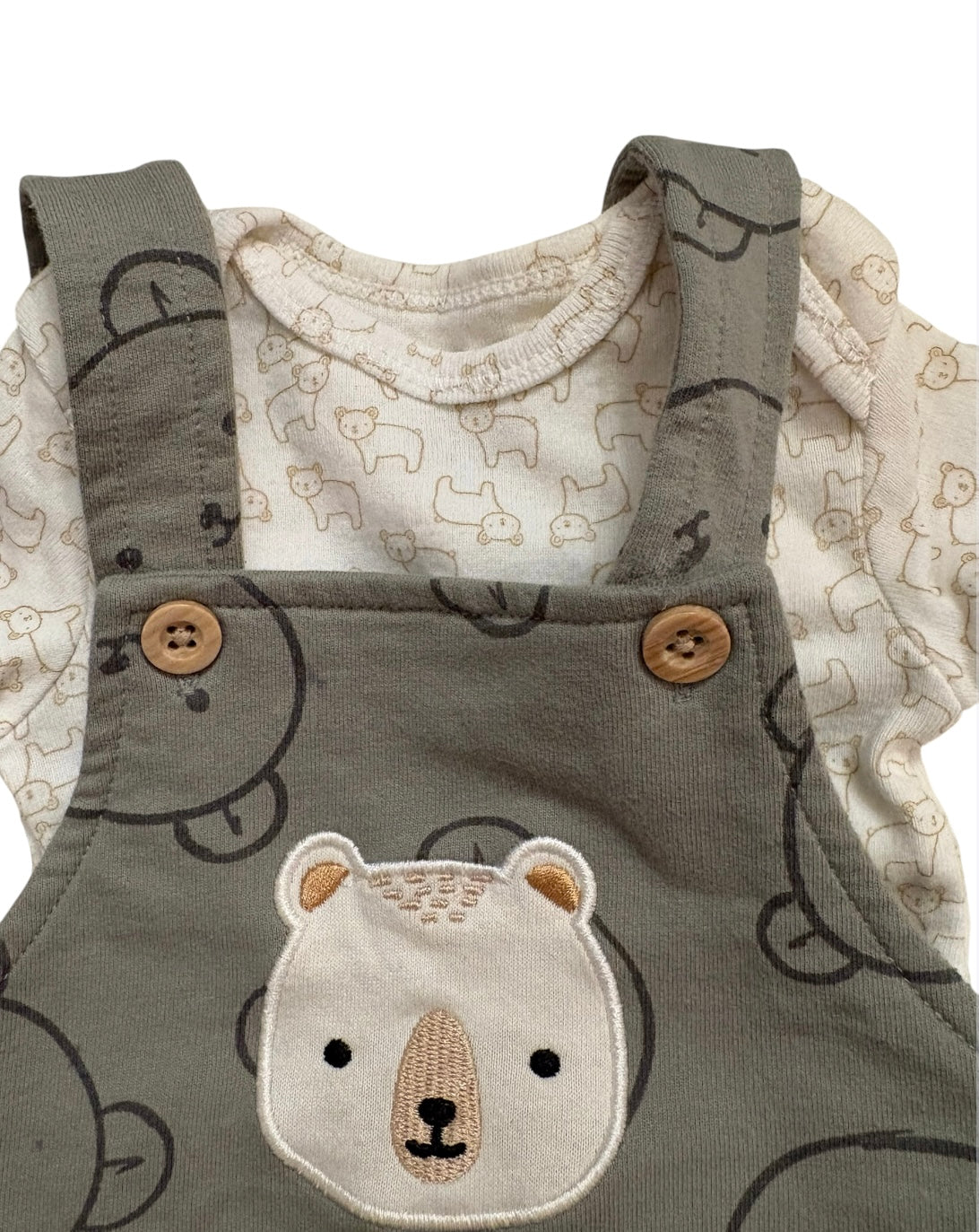 Salopette PEKKLE+cache couche CARTER’S 6 mois