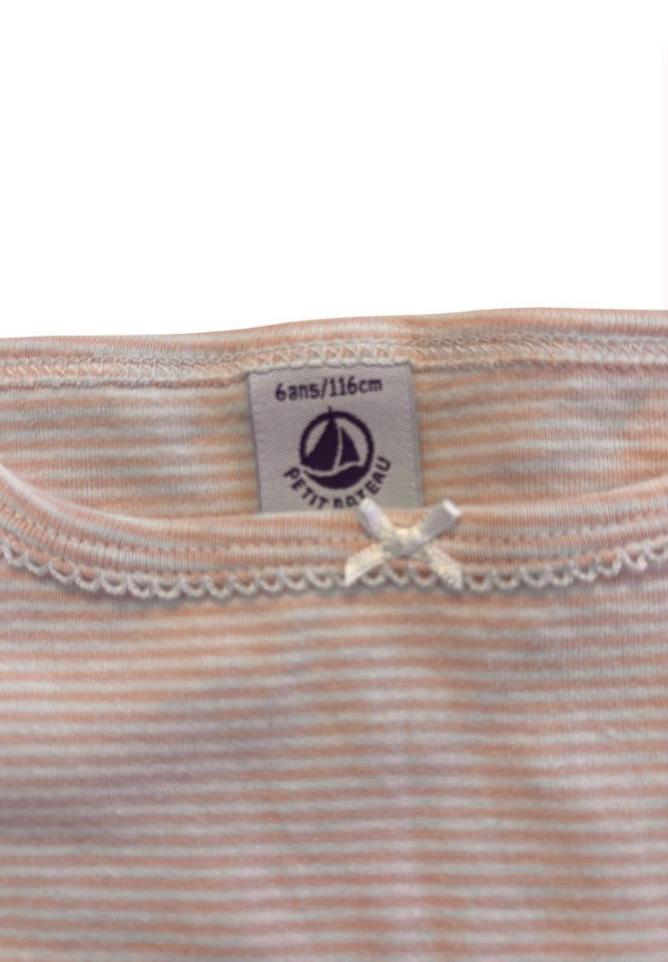 Salopette+camisole PETIT BATEAU 5-6 ans
