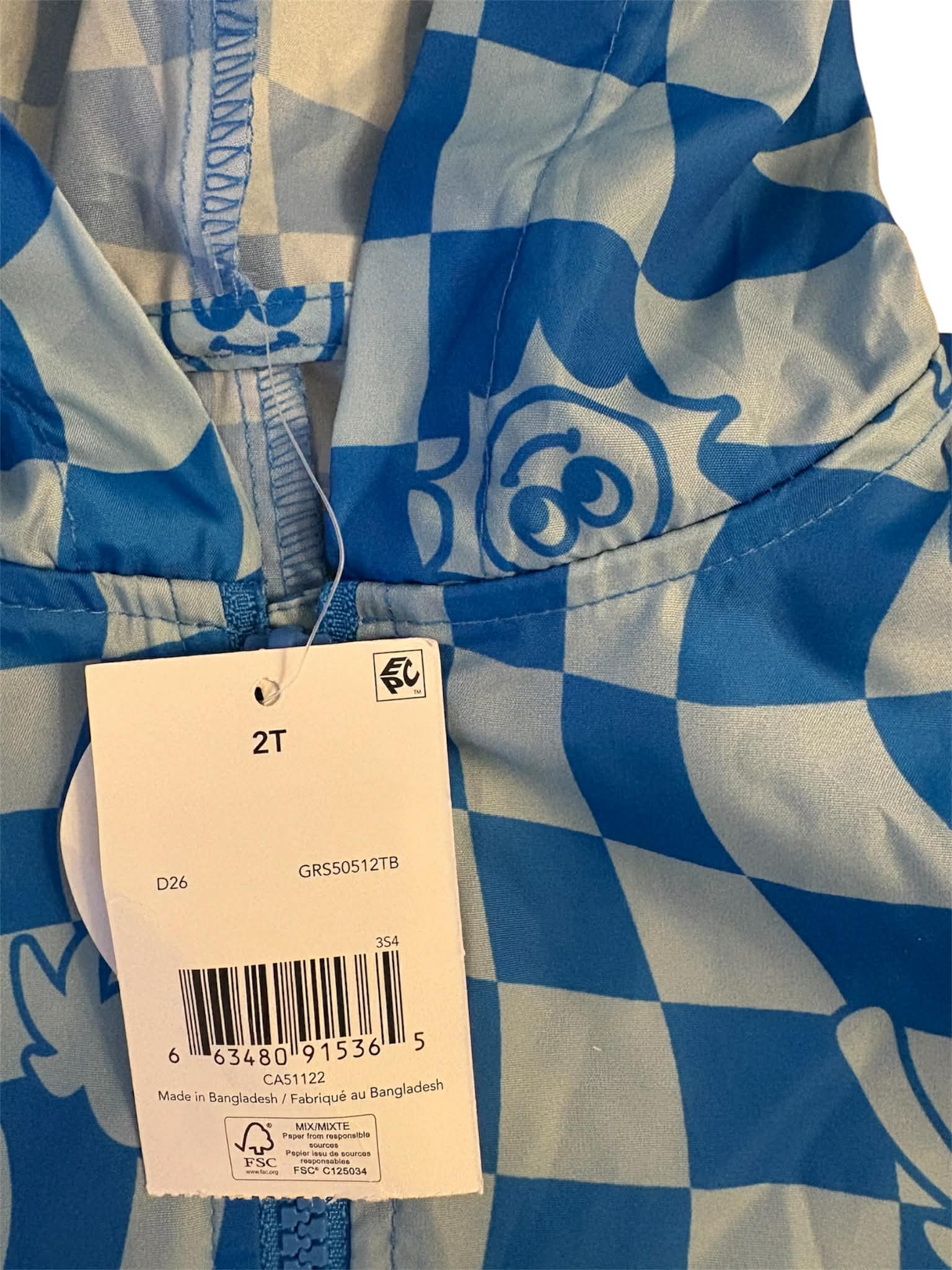 Manteau de pluie une pièce 2 ans